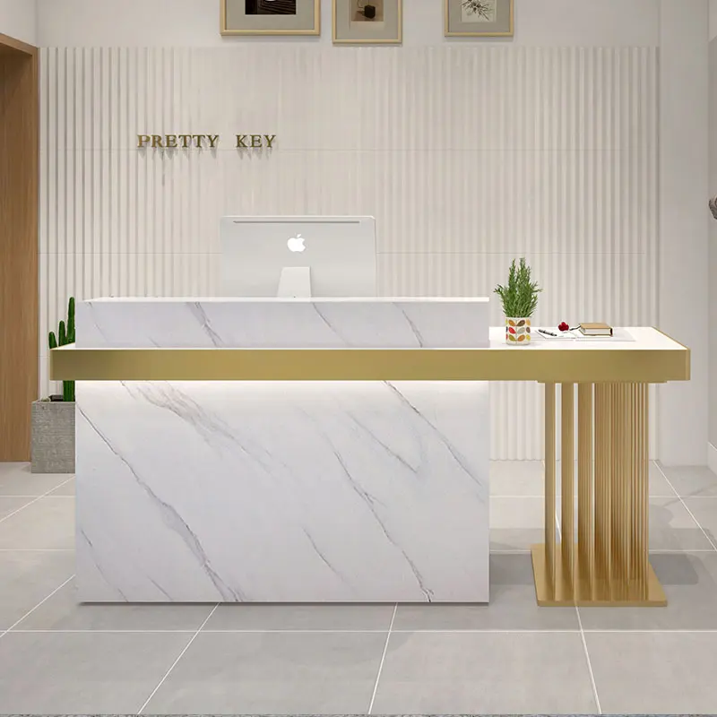 Hotel Office Reception Counter Front Desk Salon Re...