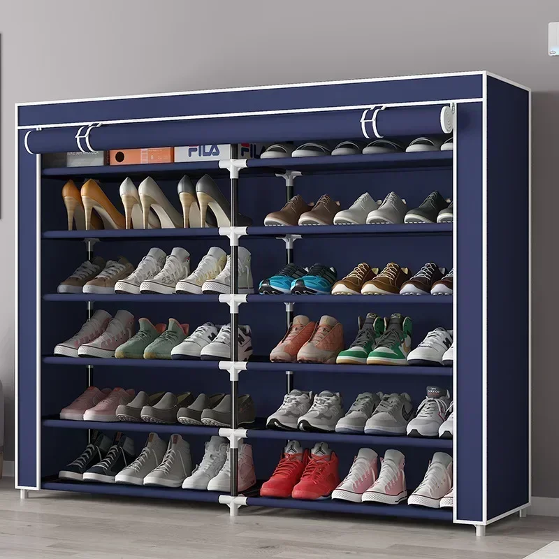 Exquisite Multi-functional Foreign trade simple household shoe storage rack large space dustproof simple shoe rack Durable