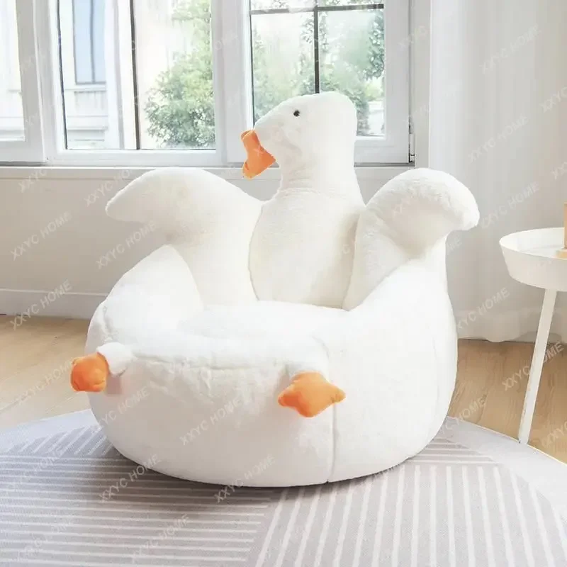 Lazy Sofa Home Reclining Sleeping Living Room Bedroom Balcony Cartoon Big Goose Tatami  home furniture  sofa