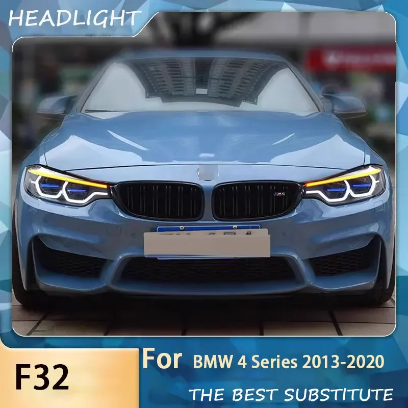 Car LED Headlight Light Assemblies For BMW 4 Series F32 F36 F82 f80 2013-2020 Auto Fog DRL Brake Turn Signal Lamp Plug and Play