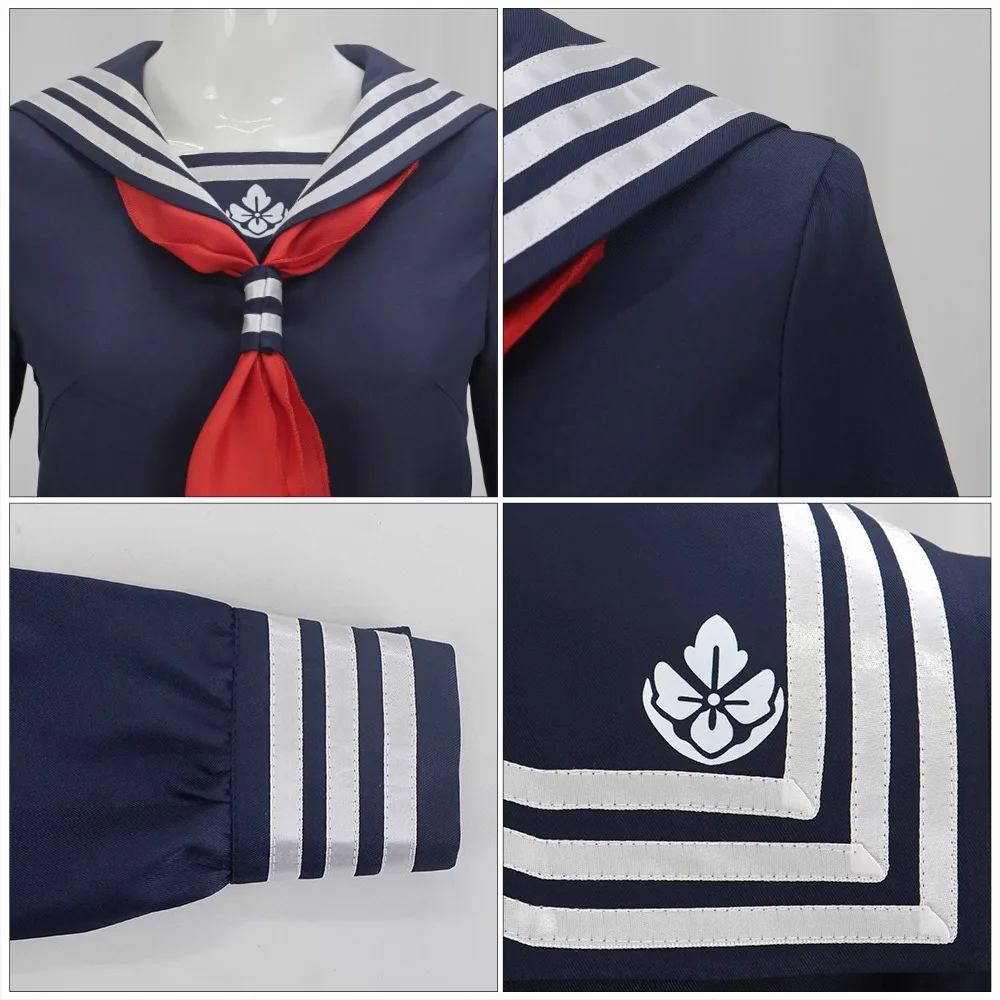 Game Silent Hill F Shimizu Hinako Cosplay Costume JK Sailor Uniform Pleated Skirt School Anime Halloween Costume Stage Outfit view 5