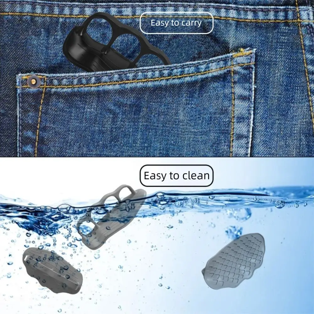 새로운 미끄럼 방지 그립 강화제 통기성 컴포트 휴대용 손가락 트레이너 남성과 여성을위한 땀이 많은 핸드 그리퍼 핑거리스