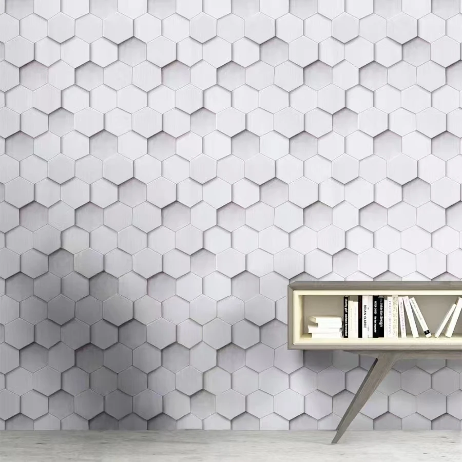 

Шестиугольная украшение для спальни Papel De Parede 3d водостойкая маслостойкая самоклеящаяся настенная бумага из ПВХ Gabinete Muebles контактная бумага