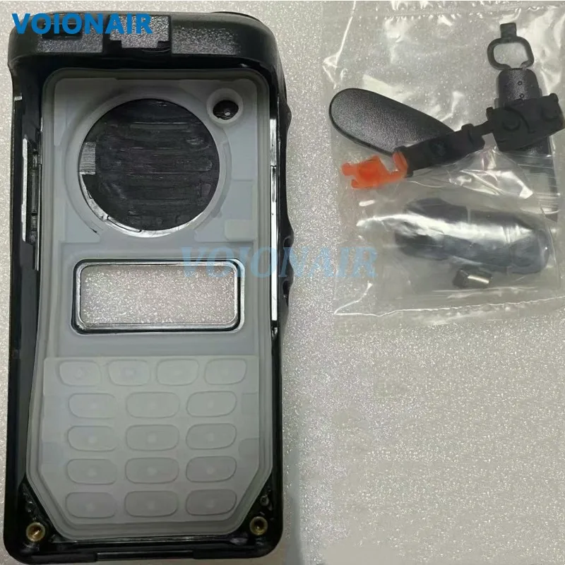 VOIONAIR Full-keypad Replacement Repair Case Housing Cover Kit for Kenwood NX320 NX-320 Radio Accessories