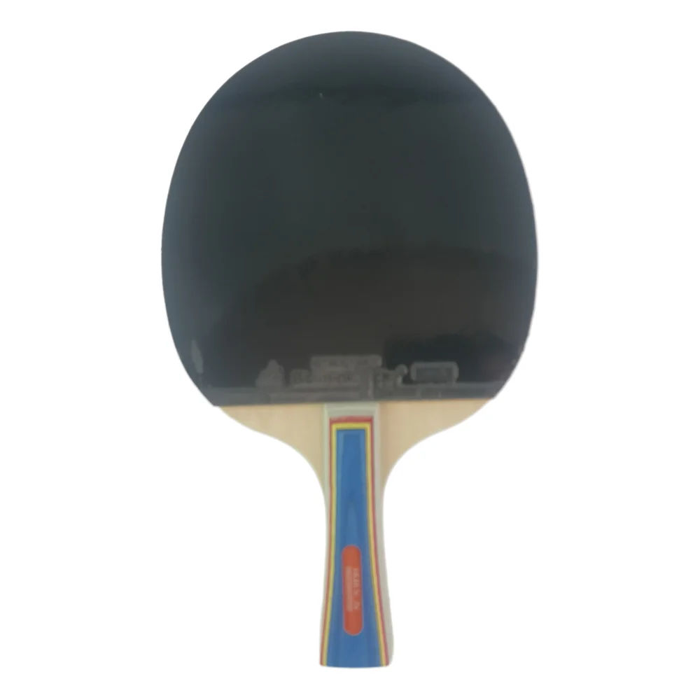 Small Handle 5 Plywood Table Tennis Racket with Pimples-in Rubber Sheets for Children Club Training, Handmade by Malathorne