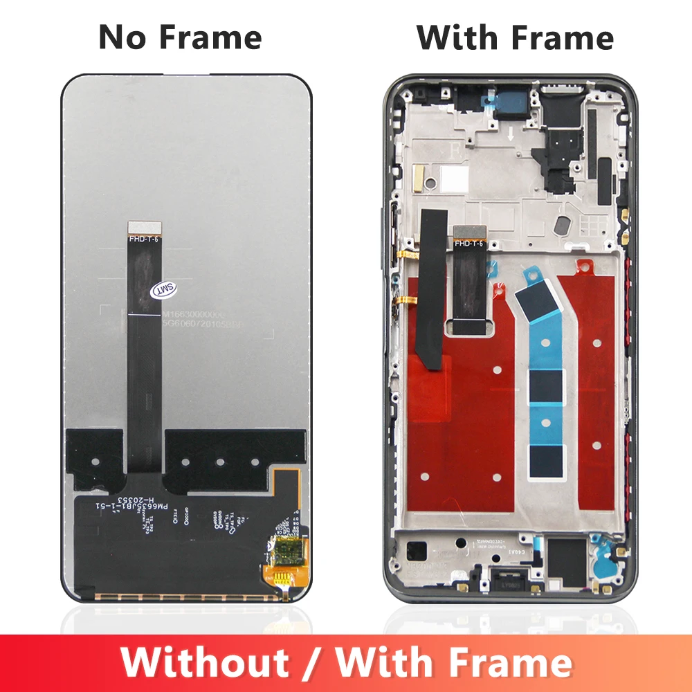 6.63'' Display For Huawei Y9A With Frame, For Huawei Y9A LCD FRL-L22 FRL-22 Display Touch Screen Digitizer Assembly