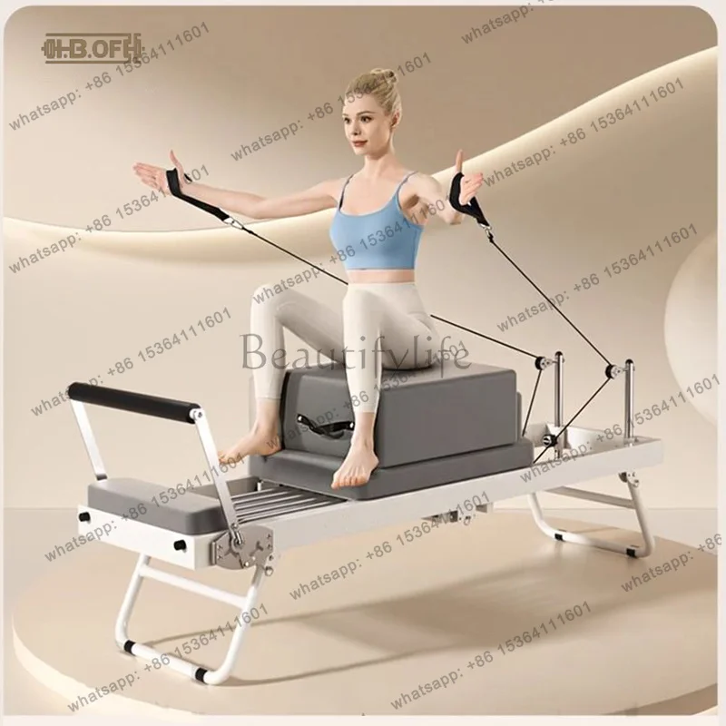 LSHigh Beauty Pilates Core Bed Foldable Home Pilates Training Equipment Yoga Stretching Bed Large Equipment