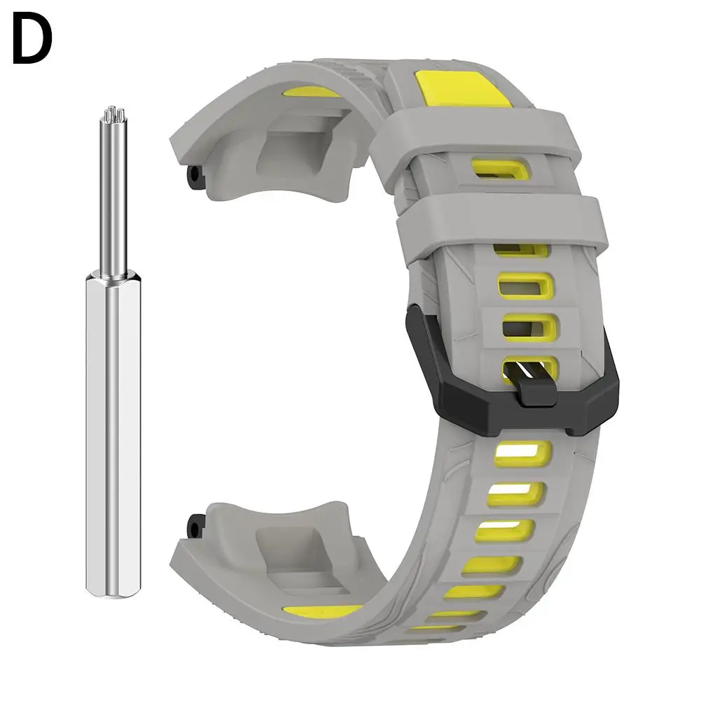 สําหรับ Amazfit T-rex3 2 สีซิลิโคนสําหรับ Huami Rex3 สายรัดข้อมือซิลิโคนสายนาฬิกา Pearlescent กระเป๋าอุปกรณ์เสริม a1p8