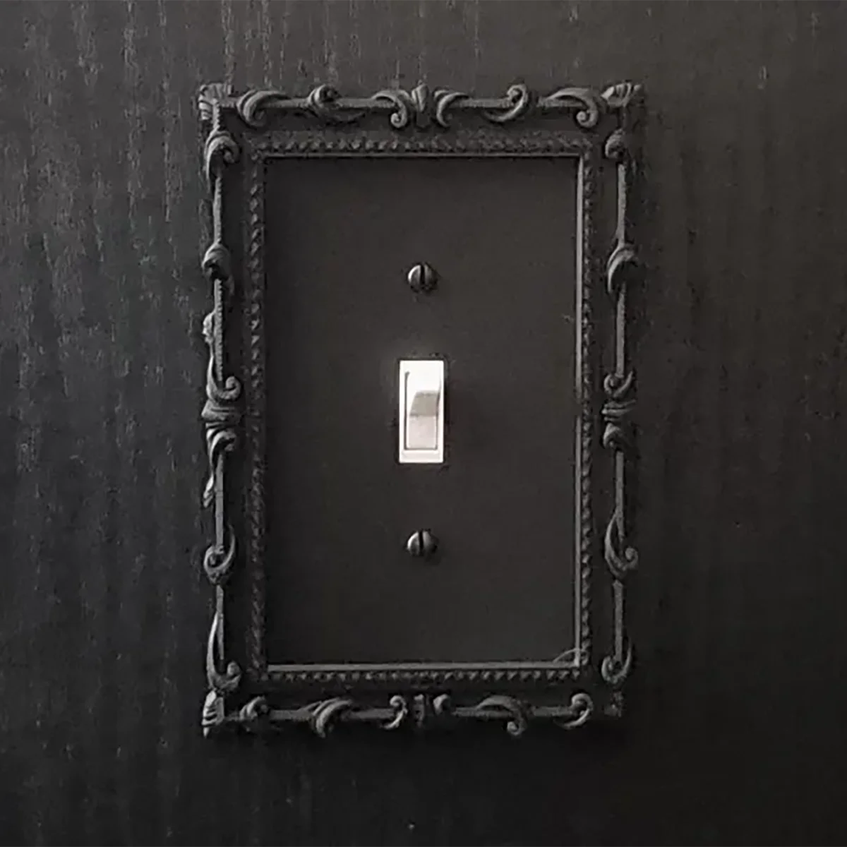 

Цельная черная распределительная плата в стиле ретро, классический дизайн, подходит для украшения дома и офиса, с винтами