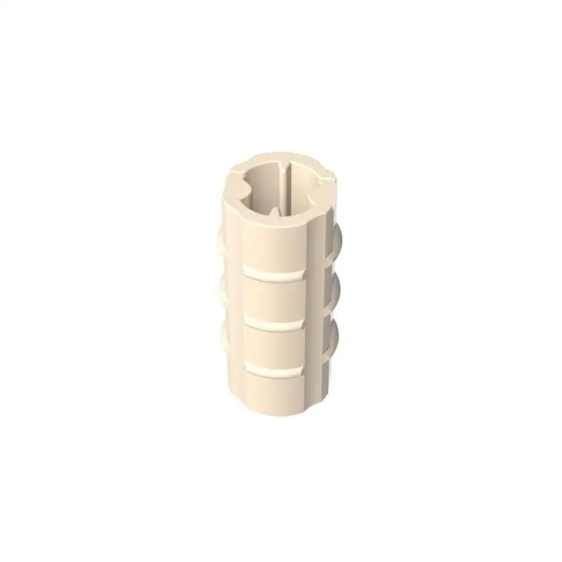 Gobricks 100g moc 6538 eixo técnico tijolos conector peças estriadas com orientação de furo compatível diy montar blocos de construção