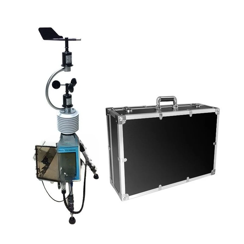 Automatic weather station Small, portable weather station, emergency mobile integrated five-parameter weather monitoring station