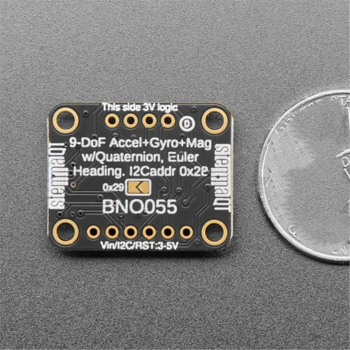 2026 New BNO055 9-DOF Absolute Orientation IMU Sensor Acceleration Magnetic Field Sensor Module with STEMMA QT Qwiic Interface