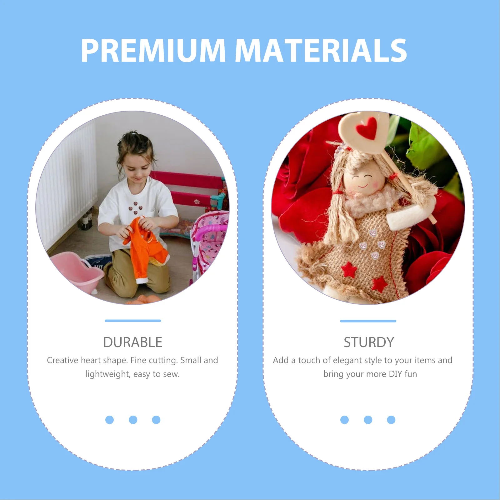 

30Pcs DIY Heart Rhinestones Alloy Craft Diamonds Clothing Handmade Materials Sewing Embellishment Accessories Decoration