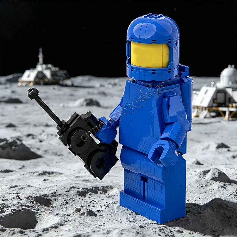 

845 Parts Moc Space Series Theme Characters Classic Astronaut Model Building Blocks Diy Assembly Bricks Toys Kids Festival Gifts