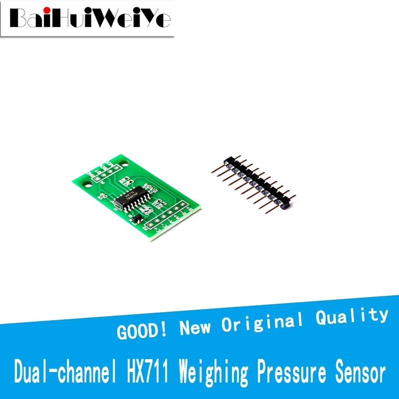 

1PCS HX711 Weighing Sensor Module Dual-Channel 24 Bit Precision A/D Module Pressure Weighing Sensor Board for Scale