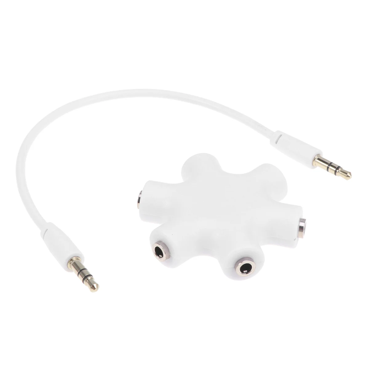 

Headphone Splitter Cables Adapter Guitar Pedal Power Earphone Audio Connector Jack