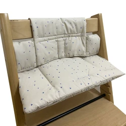 Cojín de lona lavable para silla alta, almohadillas de soporte para trona, accesorios de alimentación para niños y bebés, almohadilla de repuesto para silla