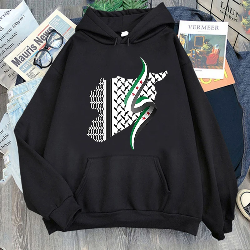 Damascus Syria Hoodie 2025 Women/men Harajuku Aesthetic Hoodies Autumn Winter Clothes Pullover Sweatshirt Vintage