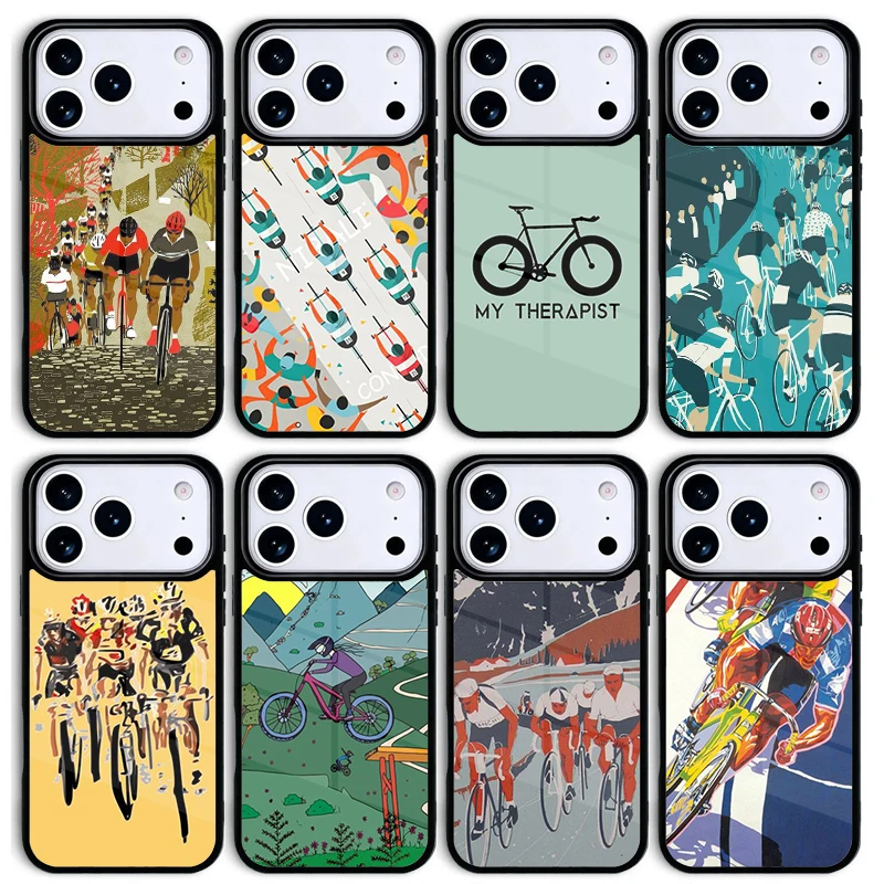 Cycling Quote - Cycling Heartbeat Bike Mobile Phone Case