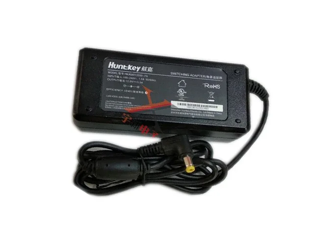 Huntkey 12V 5A, Barrel 5.5/2.1mm, IEC C14, HKA06012050-7G Power Adapter