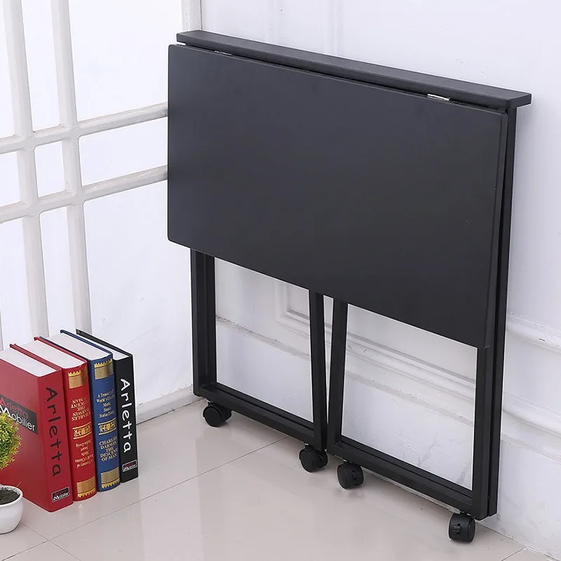 Folding desk Simple desk Student writing table Dining table Free installation Household notebook Desktop computer desk