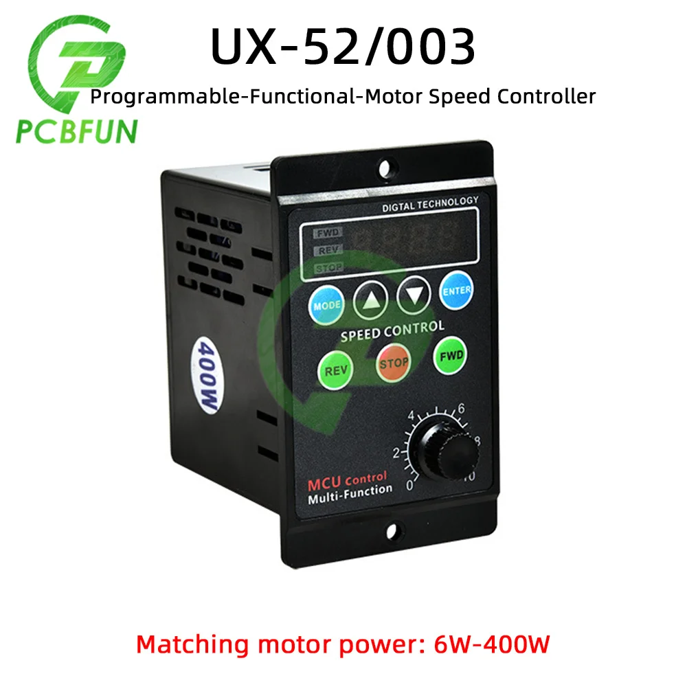 AC 220V Motorspeed Regulator Controller Multifunctional 400W 50/60Hz AC Motor Speed Controller