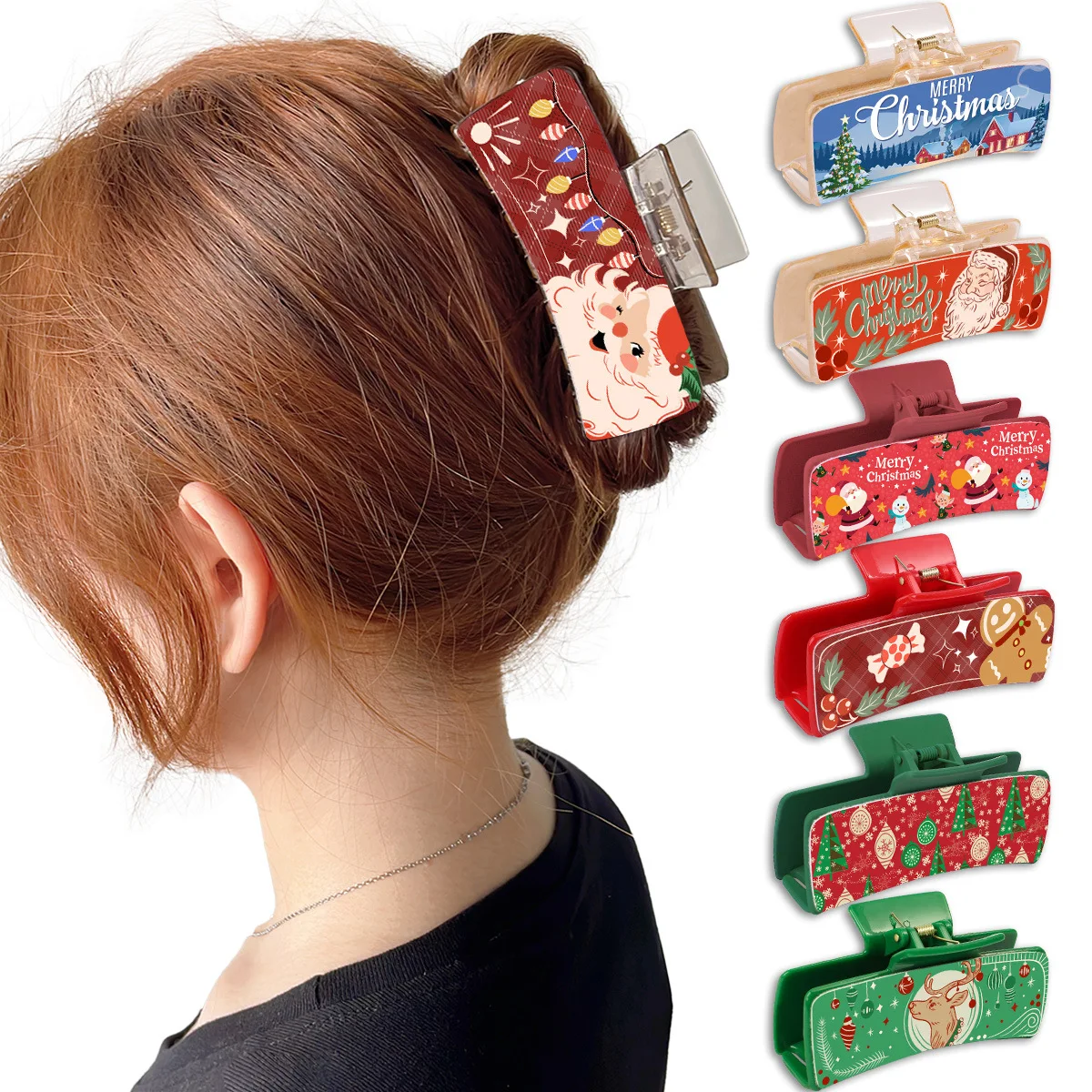 

Snowman Christmas Hair Clip Large Capacity Claw Clip for Party Decoration (2025 Trend)