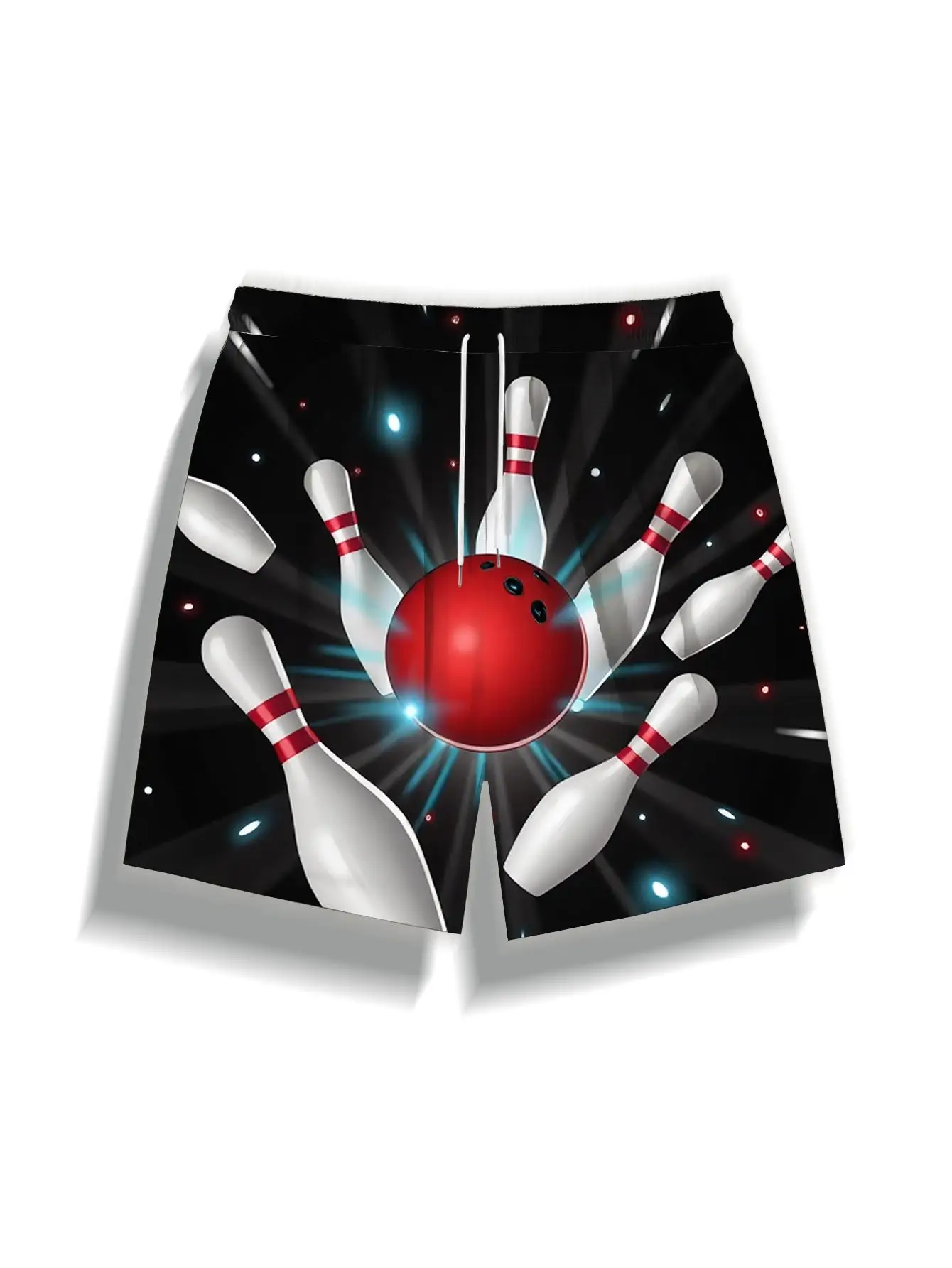 1pcs Men's Short swim trunks2026 Summer 3D Printed Short sleeve Polyester running Breathable Pants New pants Quick drying