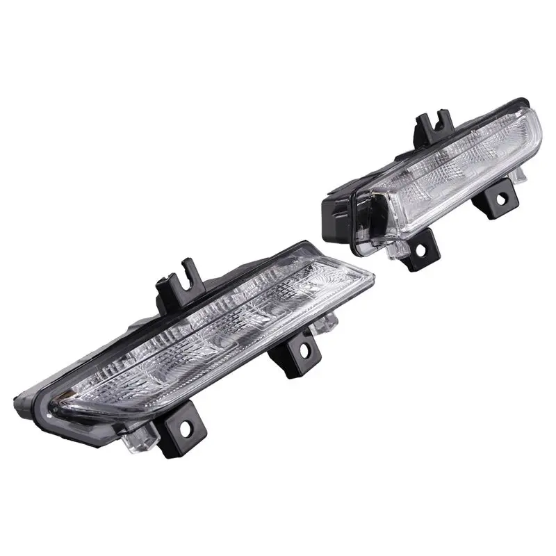 2Pcs Car Daytime Running Light For -Renault Captur Clio 4 2012-2015 Daytime Running Lamp 266003864R 266059493R-A54R