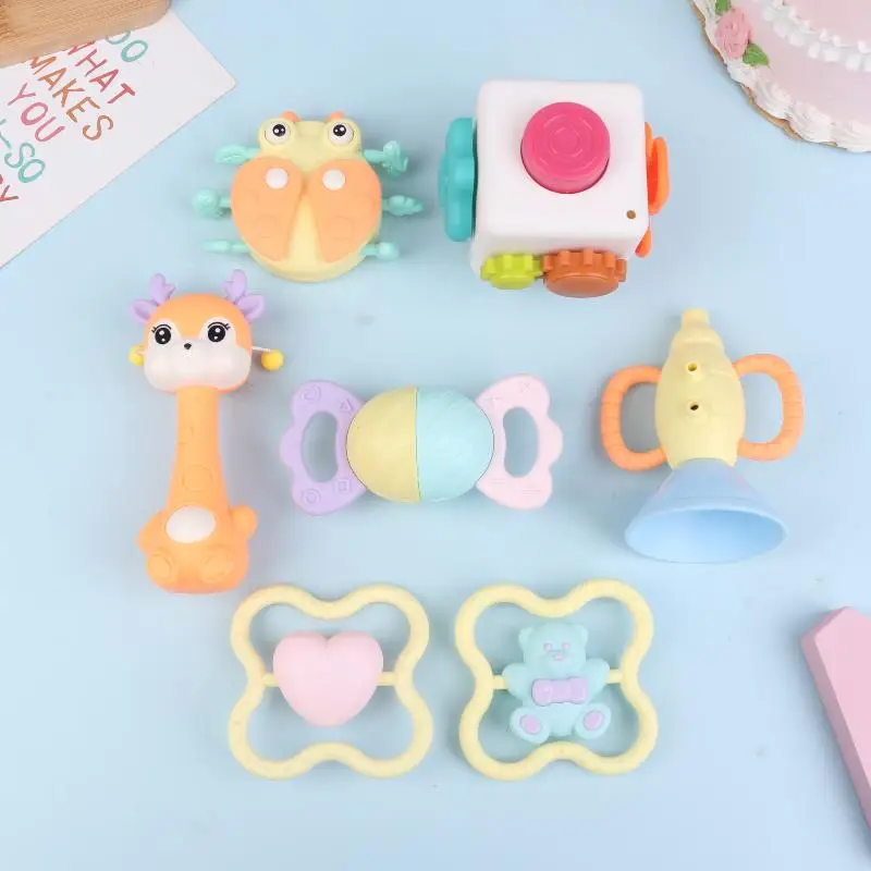 [JT] 1/3PCS Jouets de dentition pour bébés de 0 à 12 mois, bâtonnets de dentition à manivelle Miaojia, hochet pour nouveau-nés 0+ / Jouets pour nouveau-nés