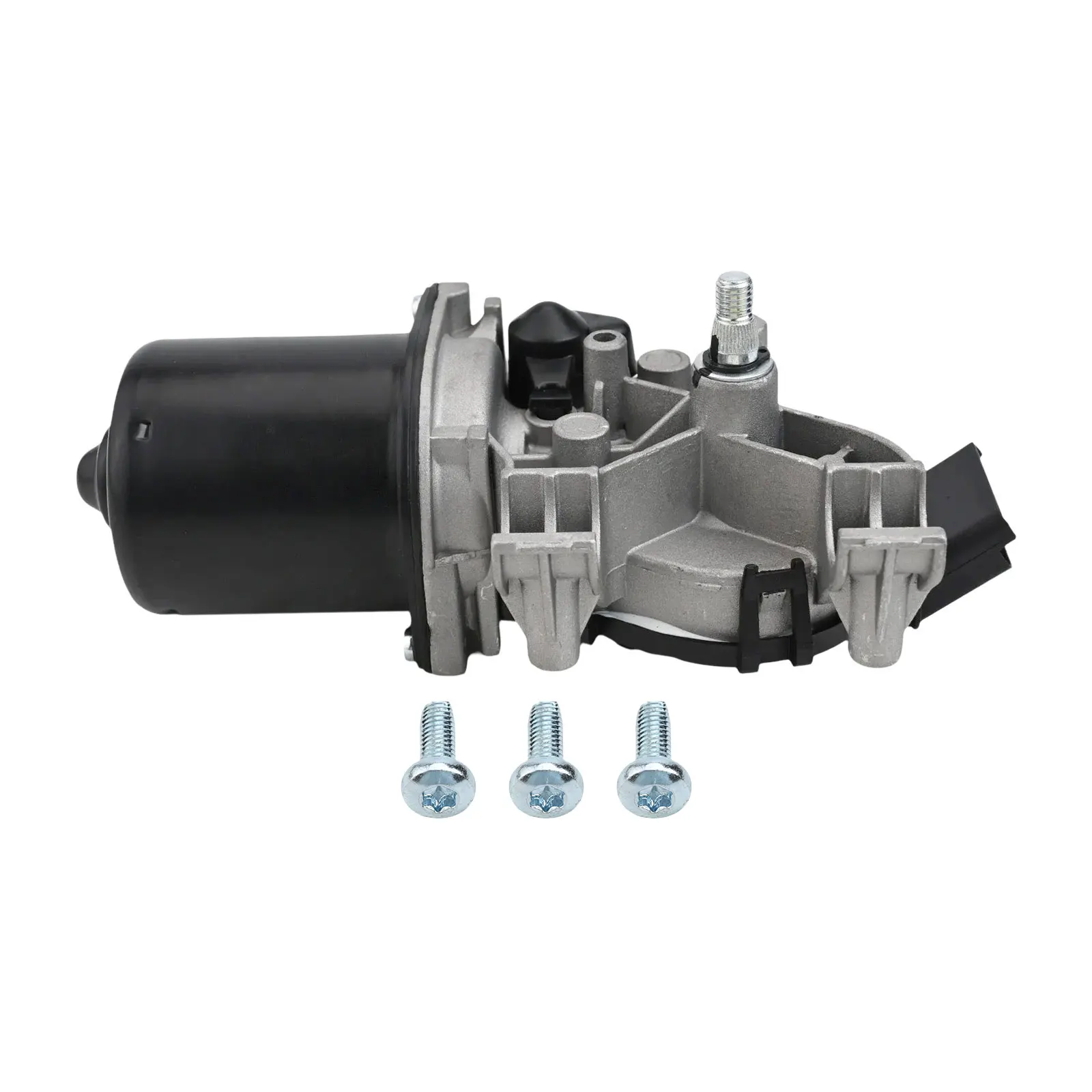

For Car Maintenance Front Windshield Wiper Motor Size As The Picture Shows Anti-corrosion Quick To Install Black Color