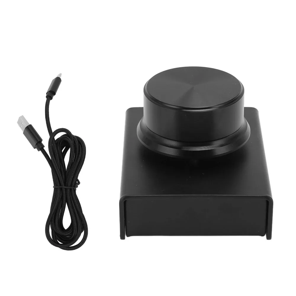 Plug and Play USB PC Volume Control Knob with One Key Mute Function Multimedia Controller Knob for Windows/Mac