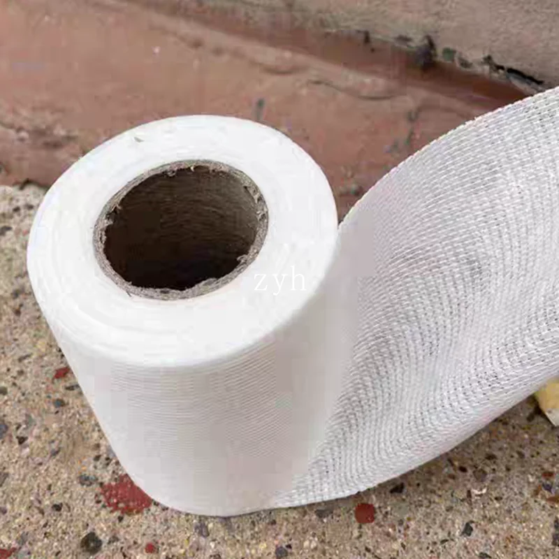 20meters 100mm Width Fiberglass Cloth Roll Tape Insulation Mesh Glass Fiber Roll for Seams Boat General Purpose Repair