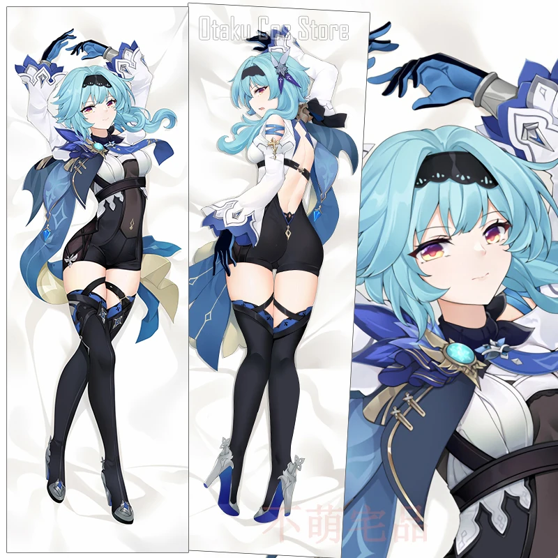

Genshin Anime Impact Eula Lawrence Cosplay Dakimakura Hing Body Pillow Case Otaku Pillowcase Cushion Cover Xmas Gifts BMZP case