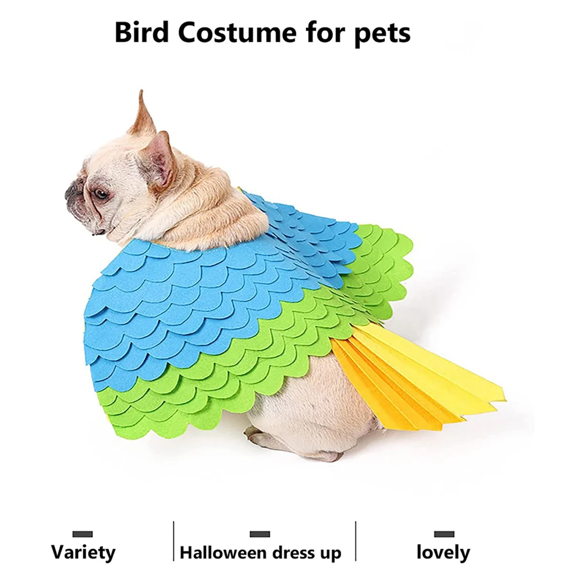 Halloween Hond Vogel Kostuum Huisdier Kleding Puppy Kleding Grappige Huisdier Kostuum S