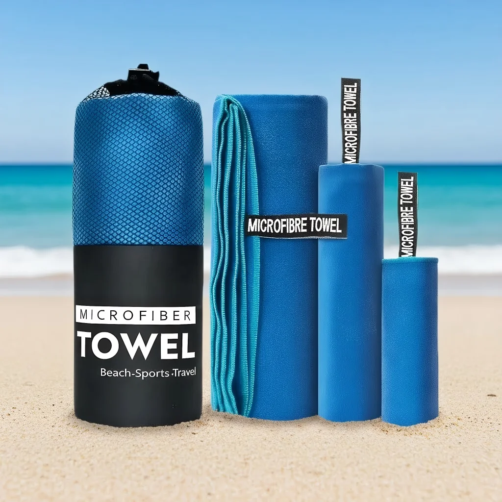 

Спортивное полотенце 40х80см: быстросохнущее для кемпинга, пляжа, фитнеса синего, серого, зеленого, оранжевого цвета.