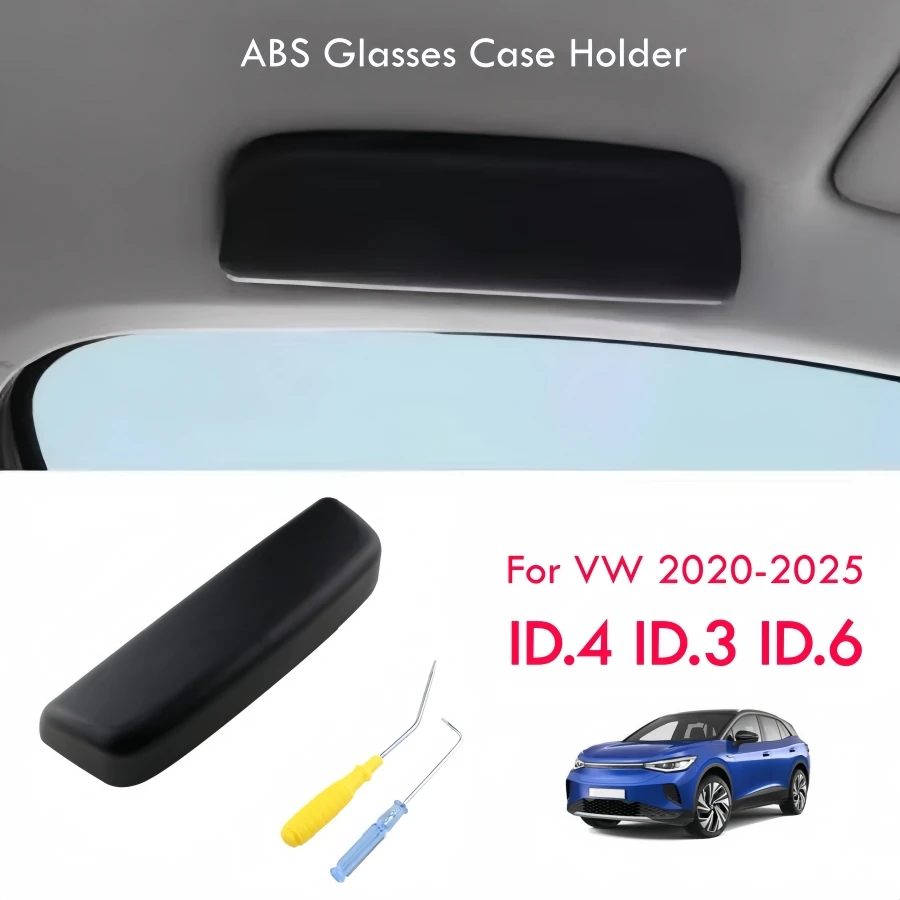 ABS Brillen Sonnenbrillenetui Halter für VW ID.4 ID.3 ID.6 2020-2025 ID4 Crozz Innenleisten Haltegriff Aufbewahrungsbox