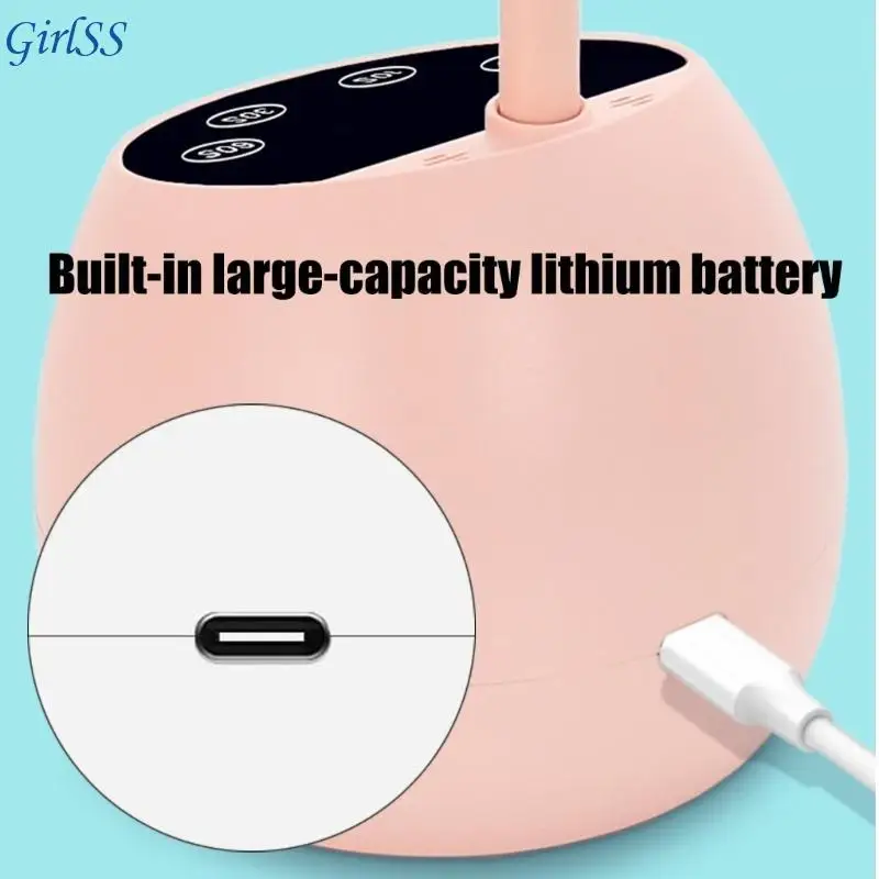 UVS-nagellamp Mini UVS-licht voor gelnagellak Oplaadbare LED-nagellamp Nageldroger met 3 timers en automatische sensoren T4MB