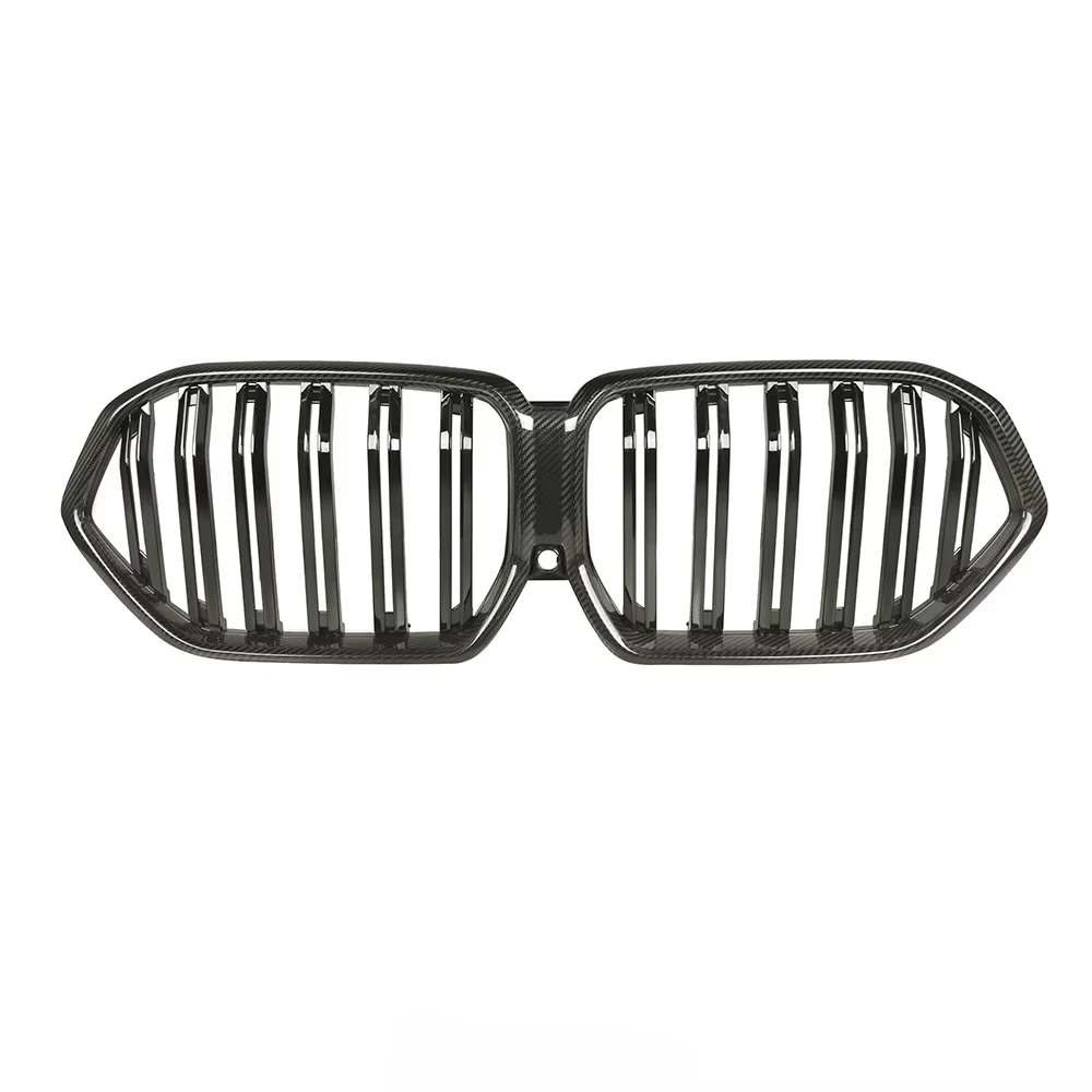 

Double Slat Style Dry Carbon Fiber Front Bumper Grille for F96 X6M