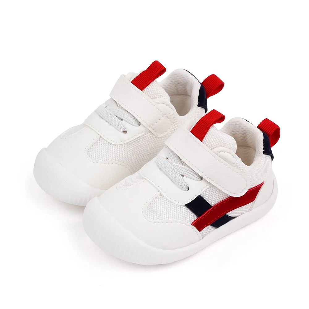 Fashion Toddler Girl Sneakers Baby Shoes 1 to 3 Years Old Boy Shoes Soft Bottom Non-slip Rubble Soles Mesh Breathable Trainers