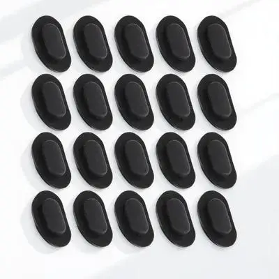 

40Pcs Bridge Nose Pad Set Lightweight Comfortable Eva Pads Prevent Slipping Fit for Plastic and Plate Optical Frames