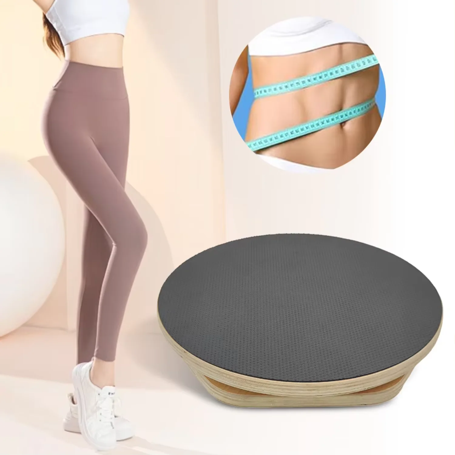 

Ab Twister Board Stomach Waist Trainer Non Slip Waist Twisting Disc Heavy Duty Twisting Waist Machine Office Gym