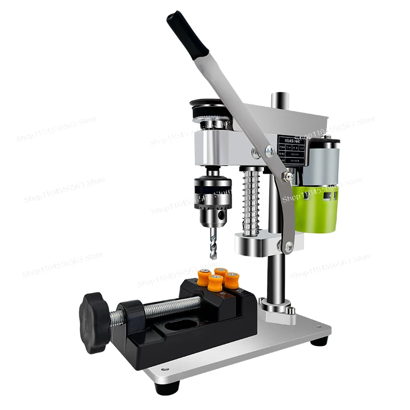 

High Precision Miniature Desktop Bench Drill for DIY Watch Repair Household DC Variable Speed Punching Drill Machine