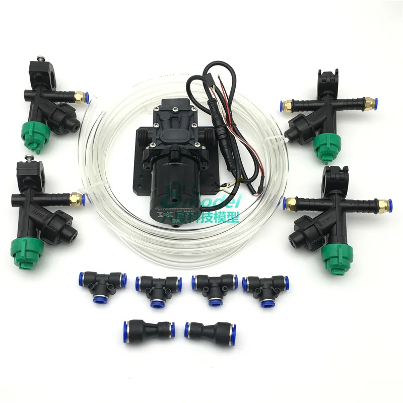 Drone Crop Sprayer Folding Spray Bar Kit For Haoying 5L 8L Brushless ESC Water Pump Plant Protection UAV