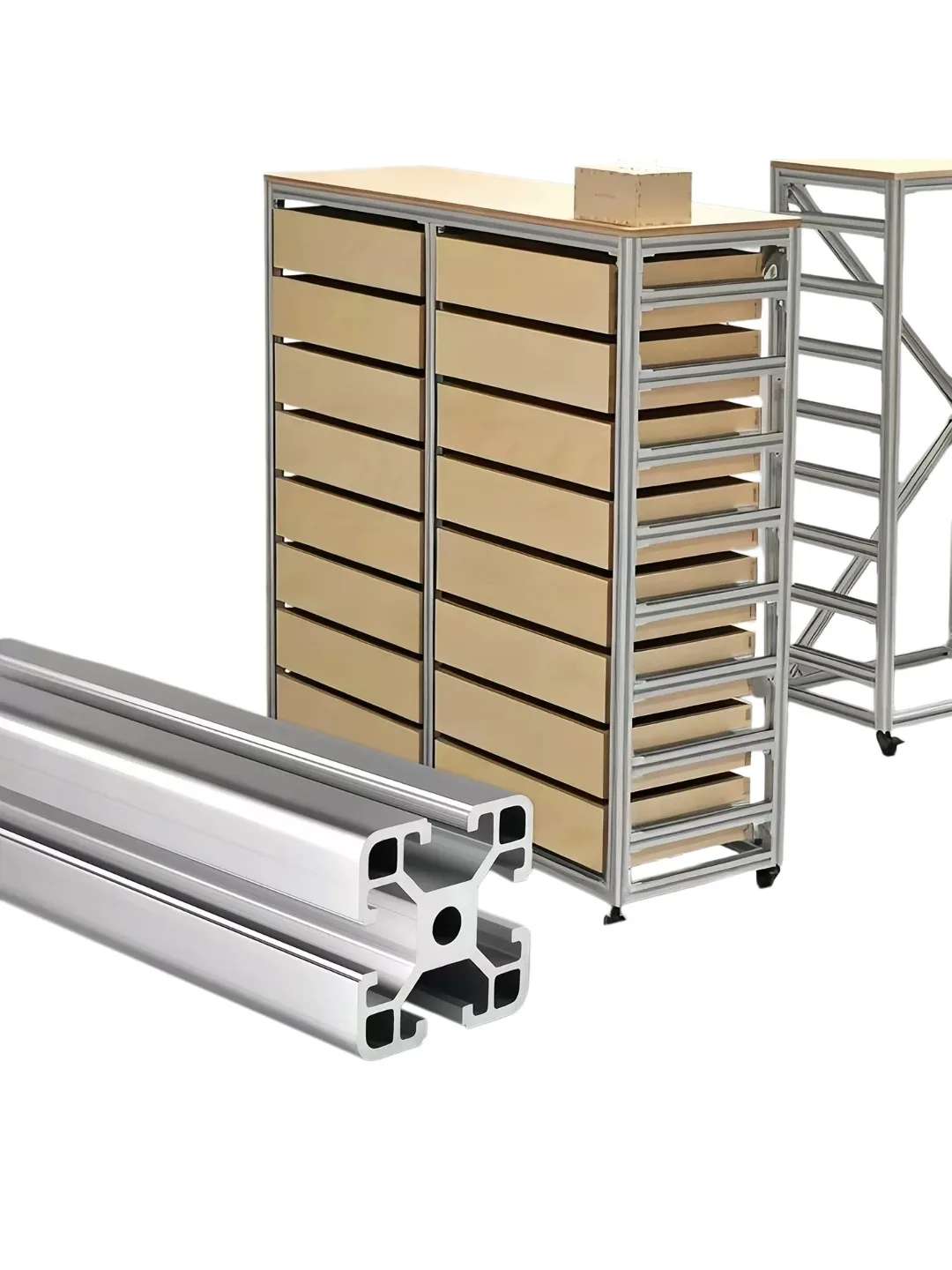 1 SZT. 100-550mm Profil Aluminiowy 2020, Aluminiowe Profilowane Elementy, Anodowane, Standard Europejski, Liniowa Szyna, Rama do Drukarki 3D, czarny, srebrny — 2
