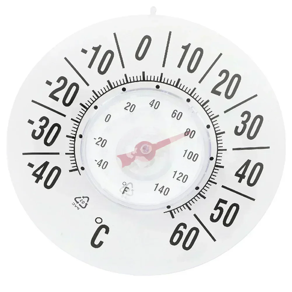 Home Window Greenhouse Monitoring Window Thermometer Accurate Outdoor Temperature Gauge Self-adhesive Installation
