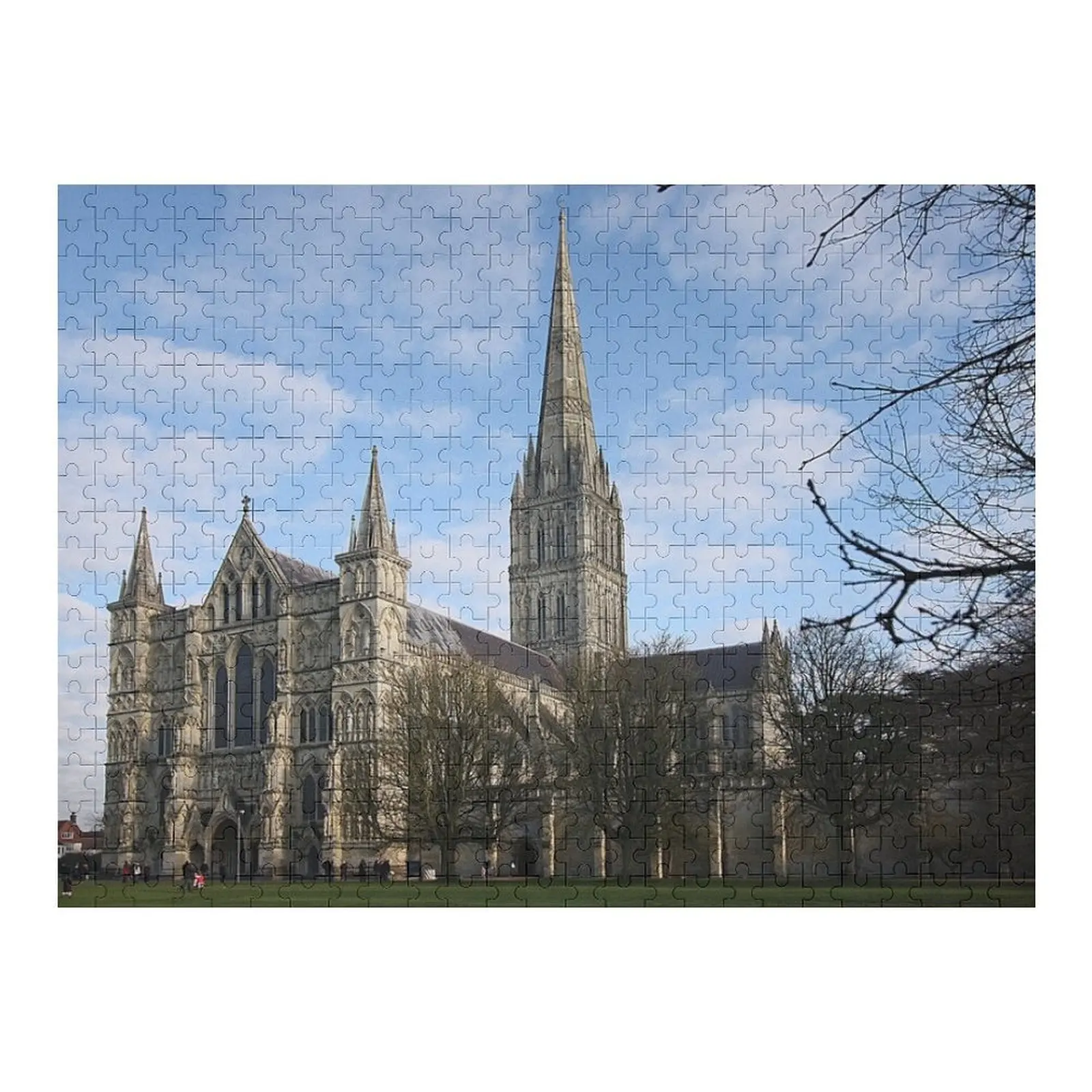 

Salisbury Cathedral Jigsaw Puzzle Name Wooden Toy Custom Wooden Gift Custom Jigsaw Puzzle
