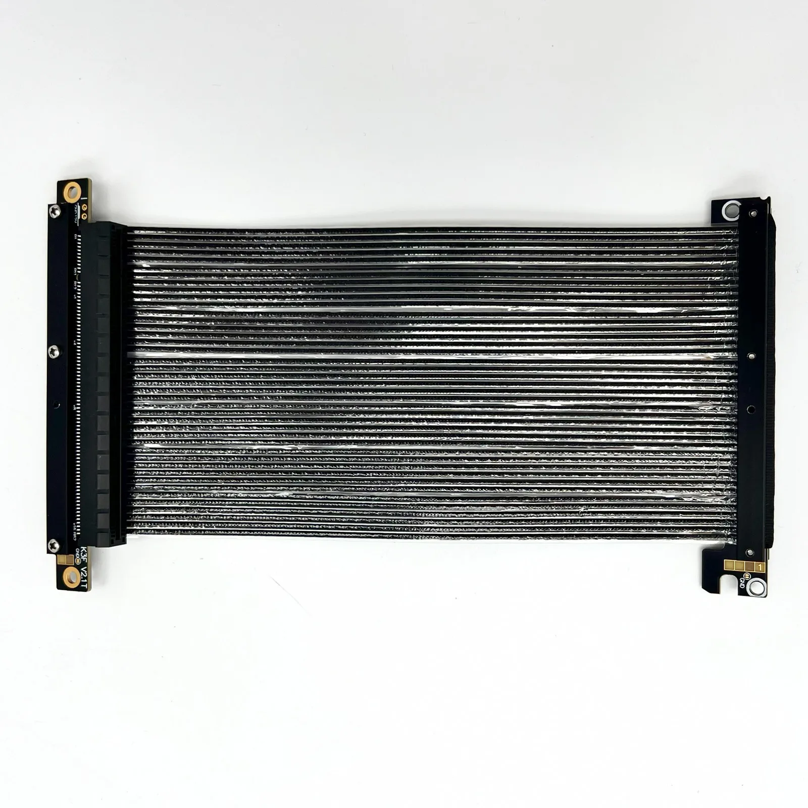 512Gbps Double Reverse PCI-E 5.0 16x Extension Cable Rise Graphics Card Cable High Speed 5.0 PCI Express Gen5 GPU ITX A4 Chassis