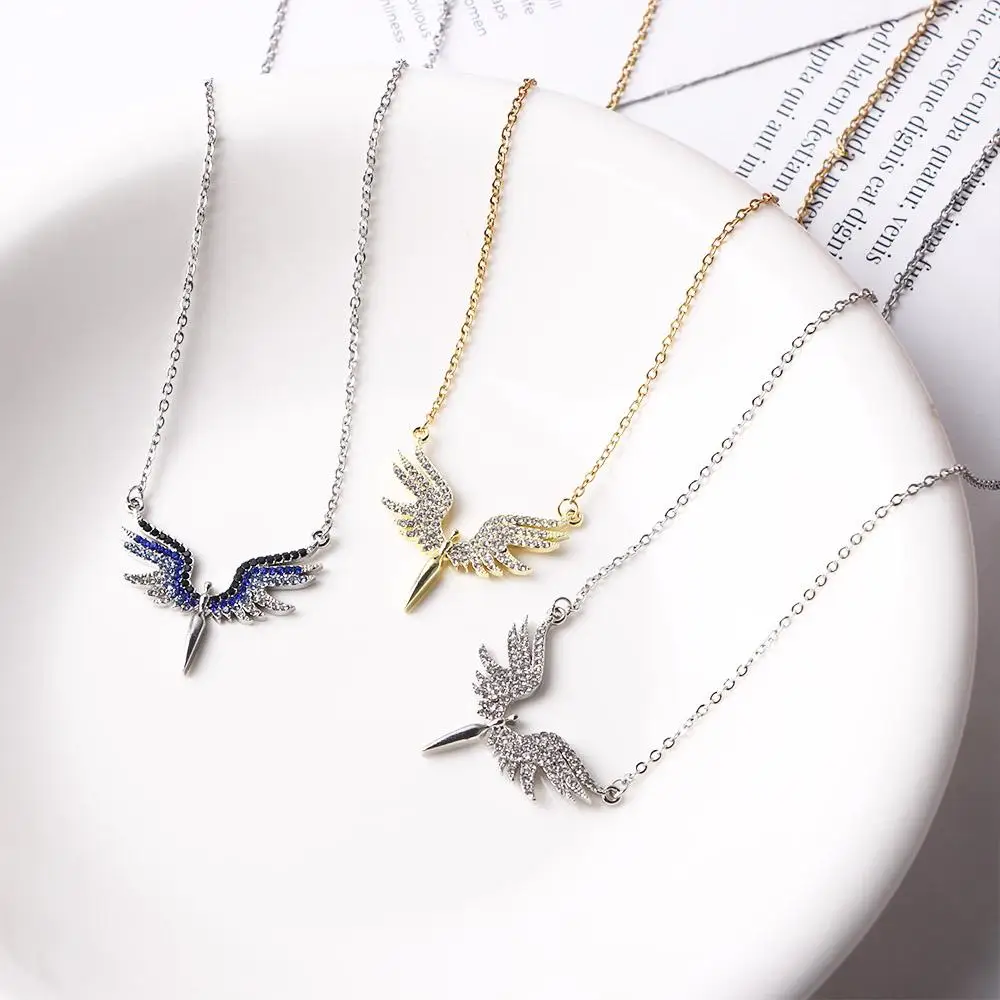 

For Girls Classic Rhinestones Temperament Pendant Crystal Alloy Clavicle Chain Korean Neck Jewelry Woman Necklaces Choker