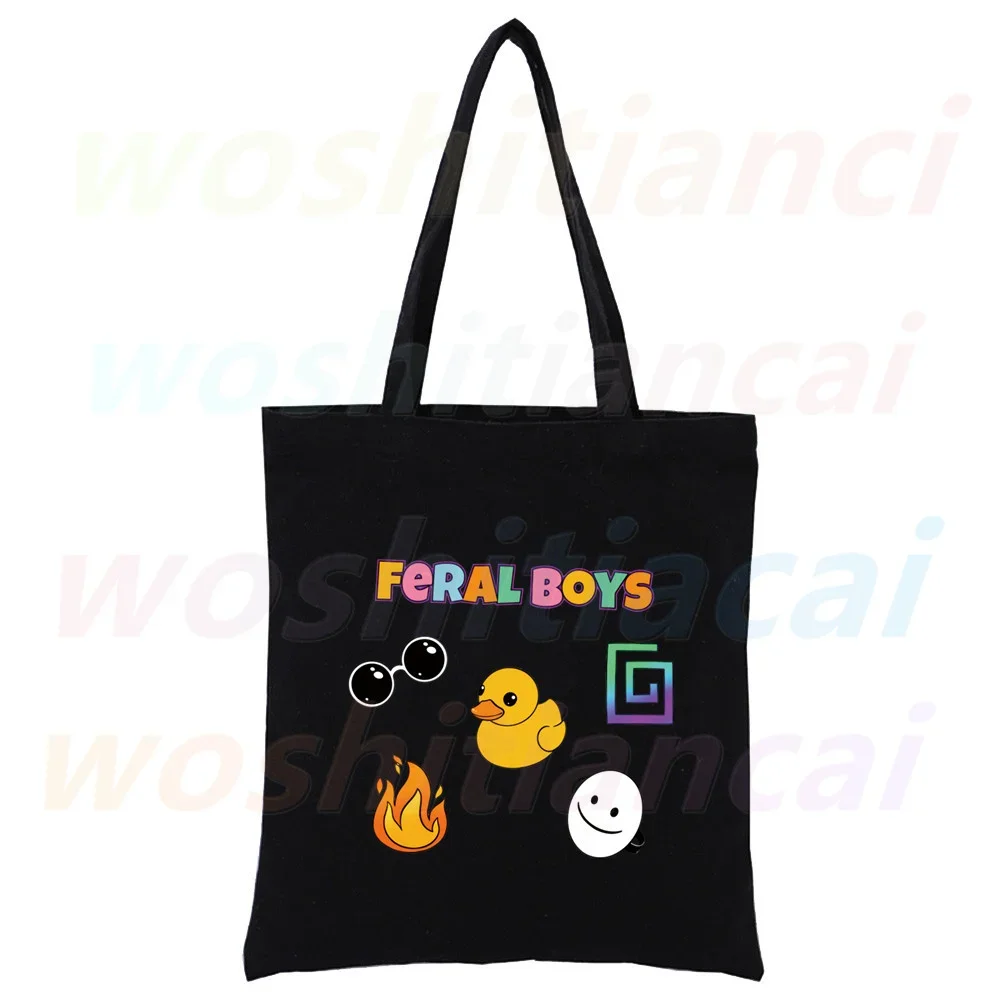 Dream Smp Kawaii Hip Hop Cartoon Graphic Shopping Canvas Bag donna Girl Tote Eco Shopper borse a tracolla, Drop Ship